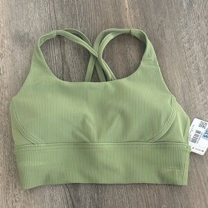 NWT lululemon Energy Bra Long Line *Rib